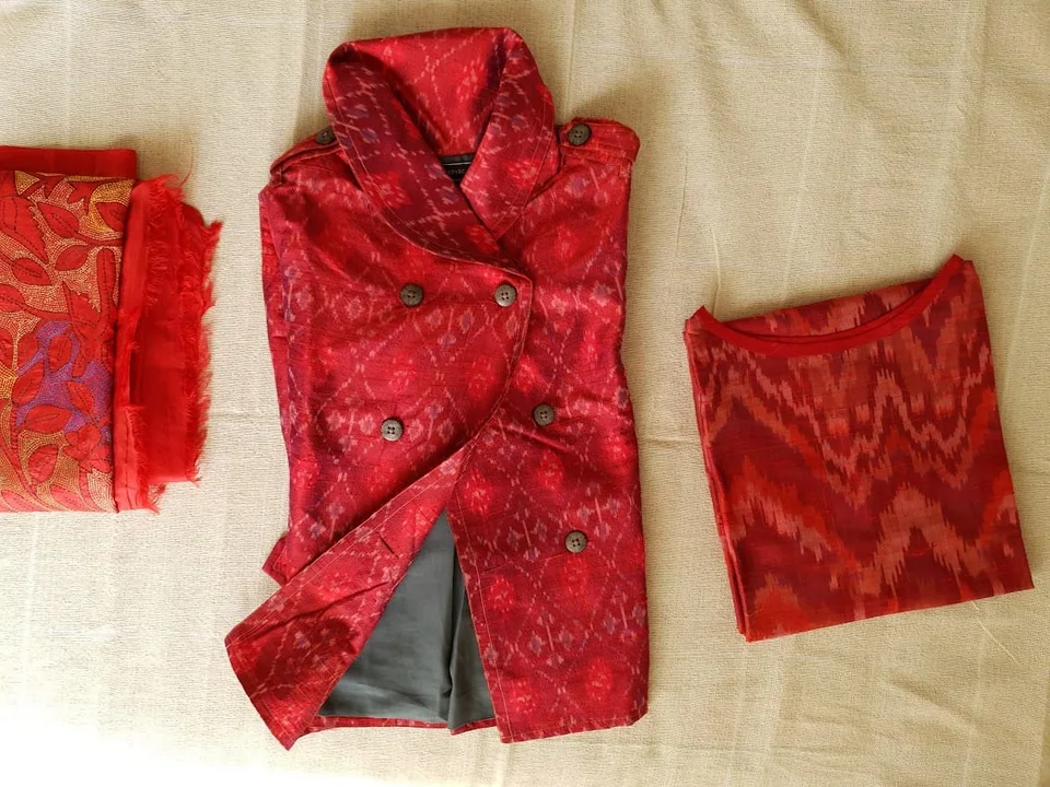 A finished Sensclo garment in natural fabric.
