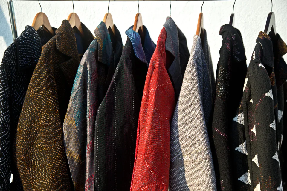 Handworked Sensclo jacket, worn with room to move.