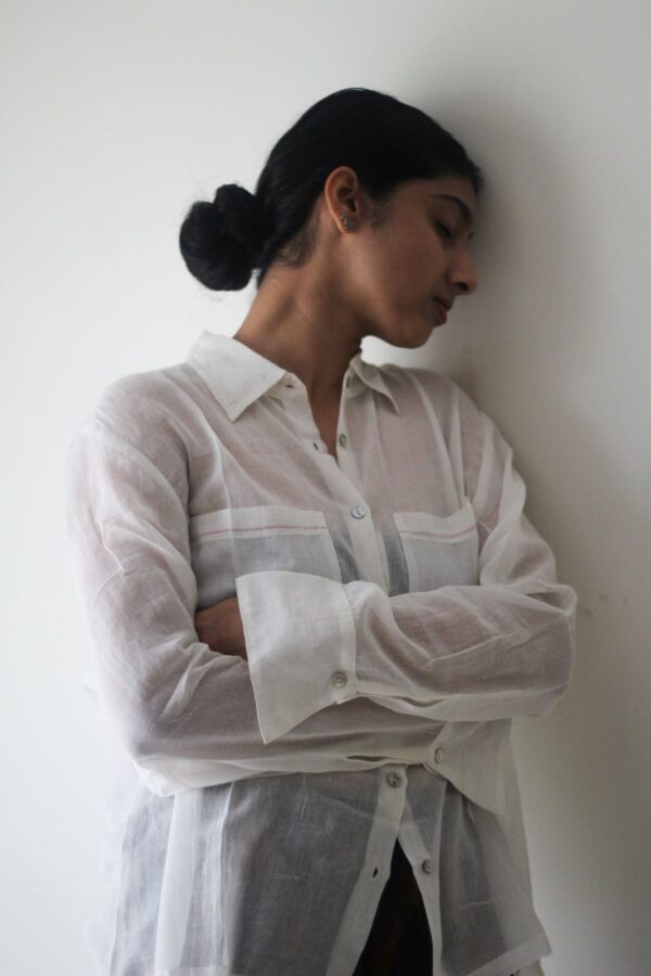 Sheer Muslin Cotton Shirt