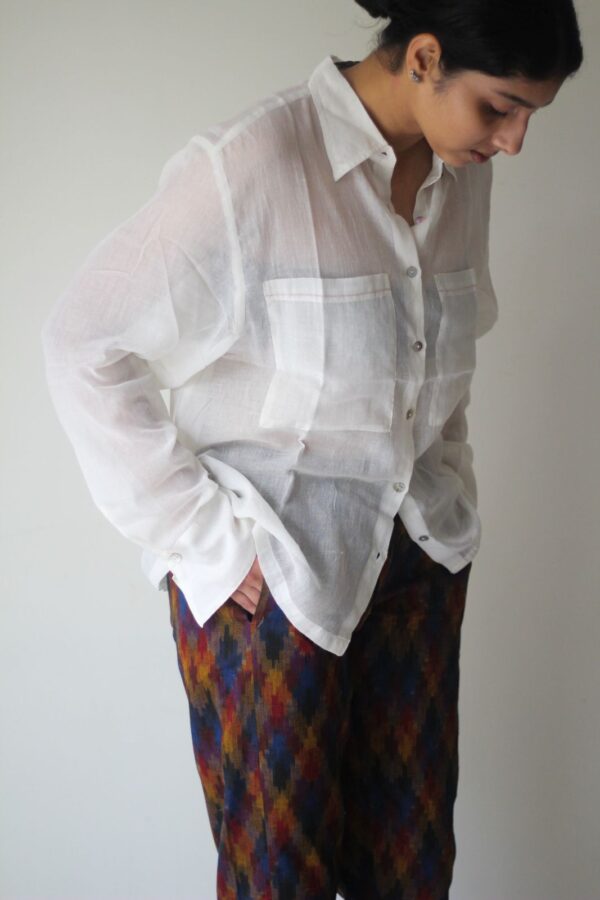 Sheer Muslin Cotton Shirt