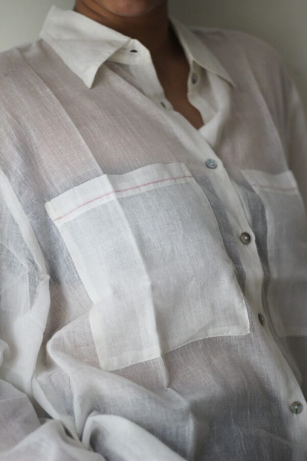 Sheer Muslin Cotton Shirt