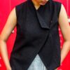 Black Sleeveless Vest