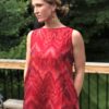 Crimson Wave Infinity Dress