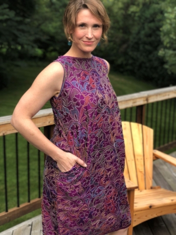 Magenta Magic Kantha Dress