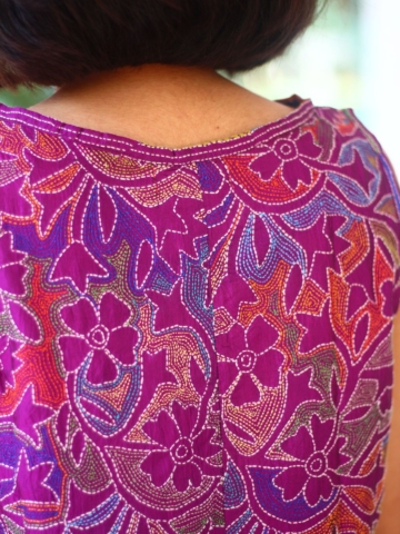 Magenta Magic Kantha Dress