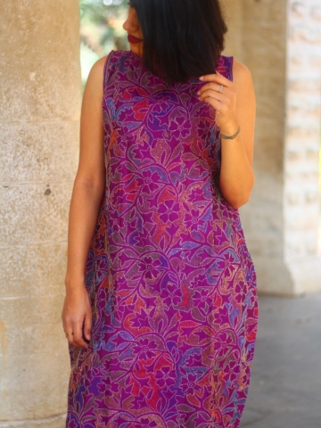Magenta Magic Kantha Dress