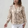 Ecoprint Blouse – Rose Steam