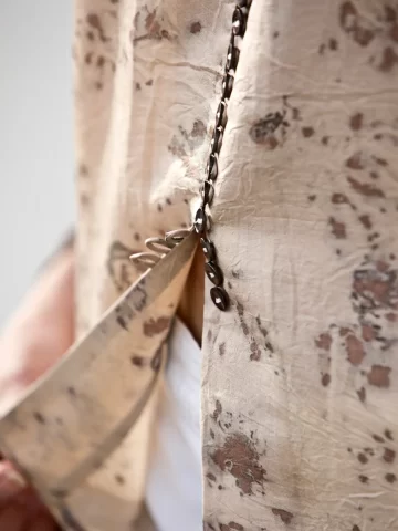 Ecoprint Blouse - Rose Steam