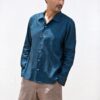 Navy Linen Shirt