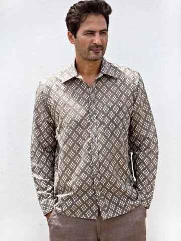 Raindrop Linen Shirt